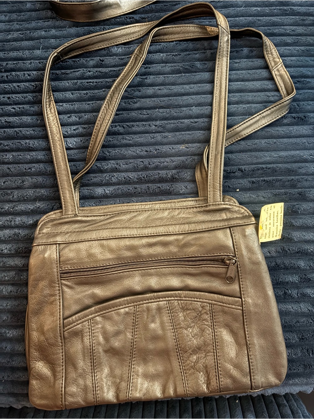 Classic Black Leather Crossbody Bag for women